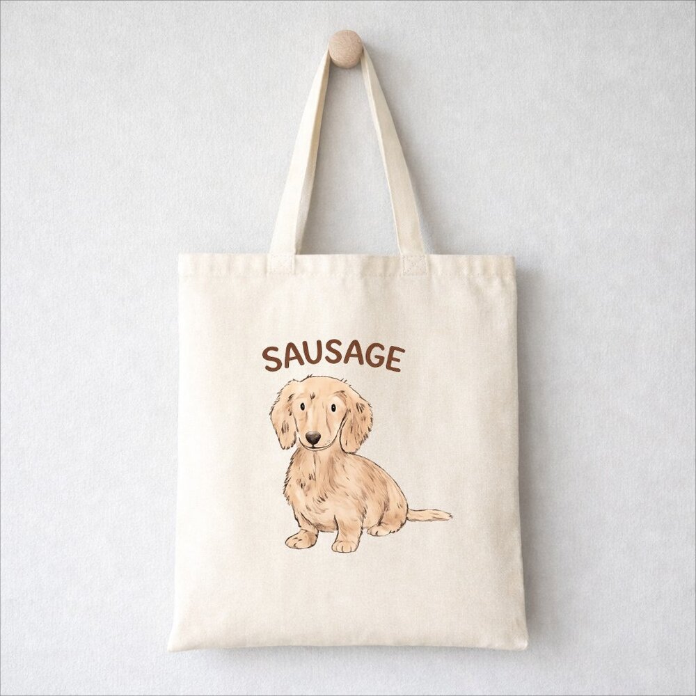 Pet Tote Bag Custom Name Personalized